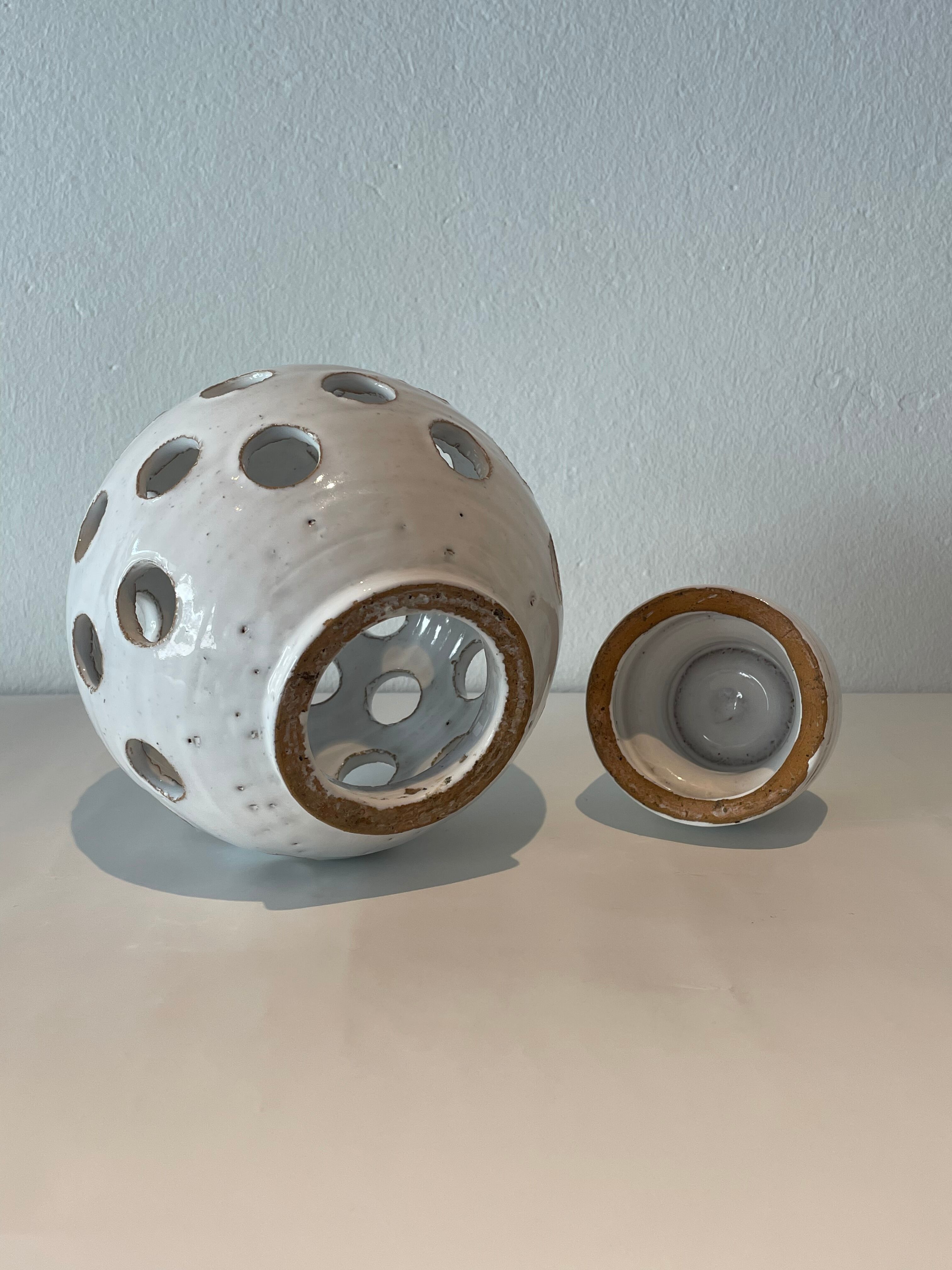 Ceramic lantern or candle holder