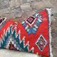 Vintage Berber Kilim cushion cover: Moroccan wool cushion