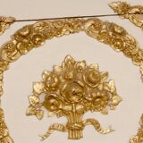 Magical: trumeau circa 1900. Superb gilding, royal allure.