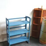 Folding bookseller's bookcase shelf