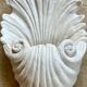Art Deco shell wall lamp 49cm