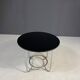 Table basse ronde Bauhaus par Robert Slezák, Tchécoslovaquie, années 1930