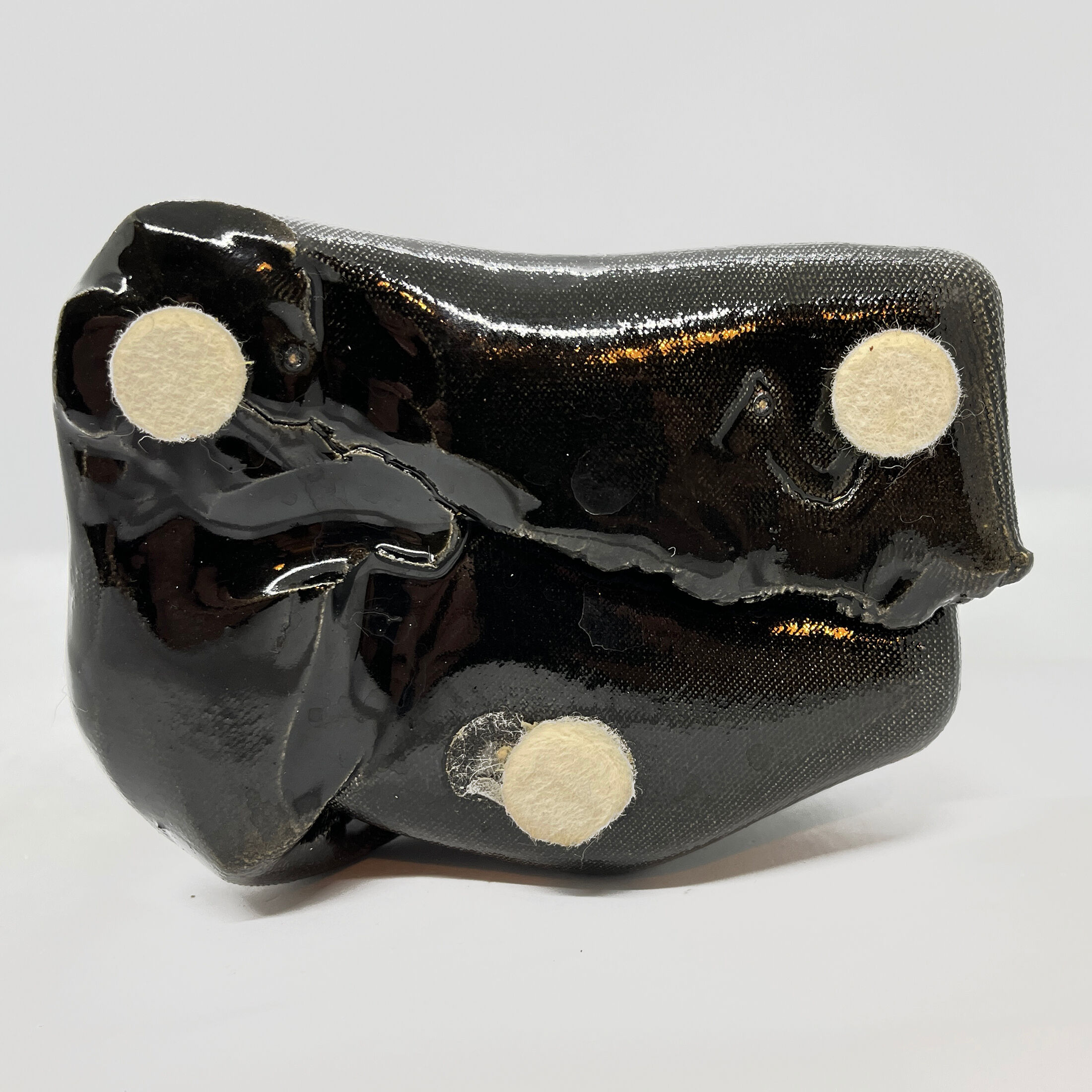 Ceramic handmade vase, Lorenzo, Italy 1970s