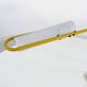 Lampe de bureau jaune de Candle, 1980