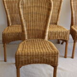 4 rattan chairs