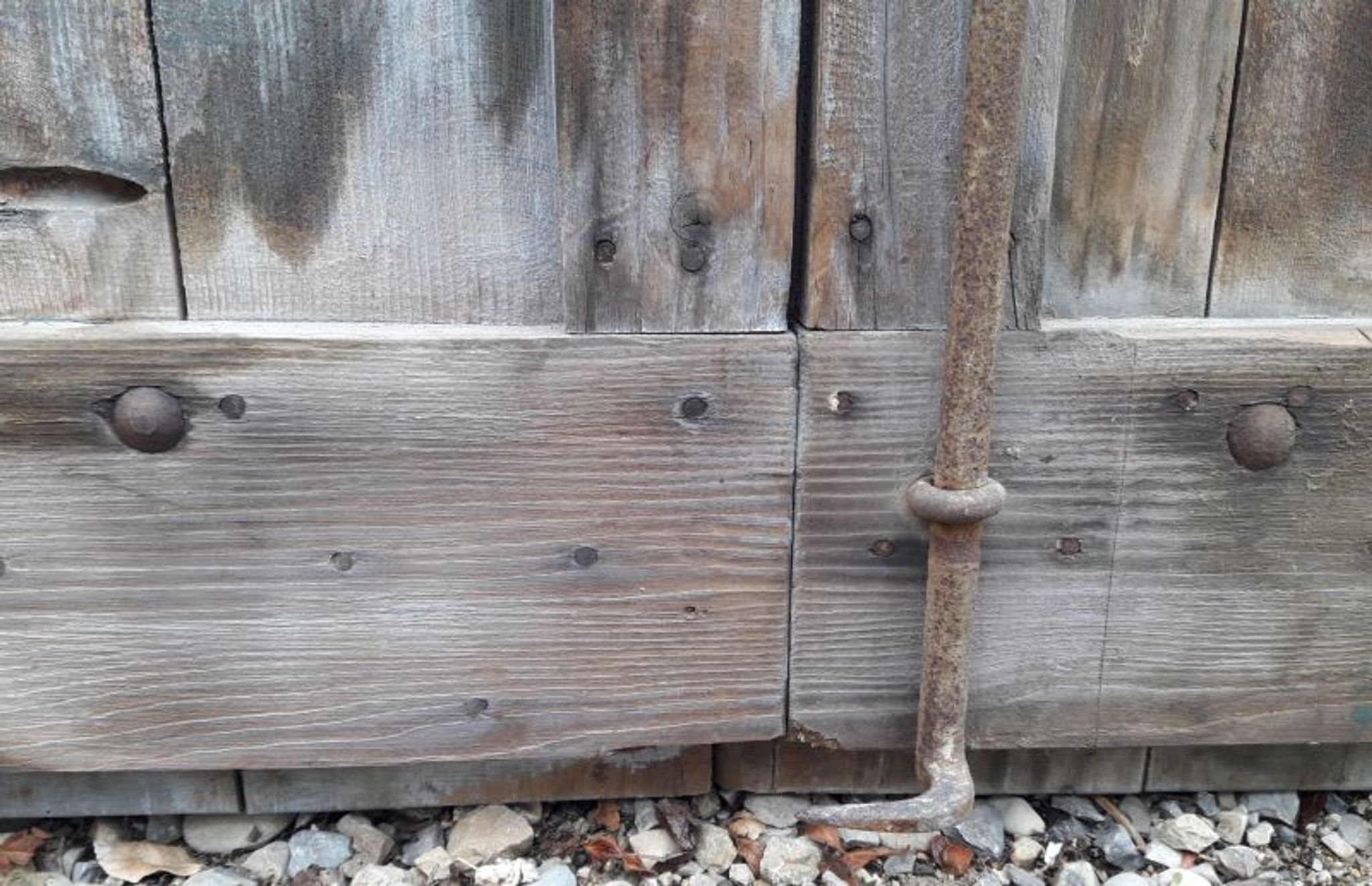 Pair of shutters fir hinges XVIII° old