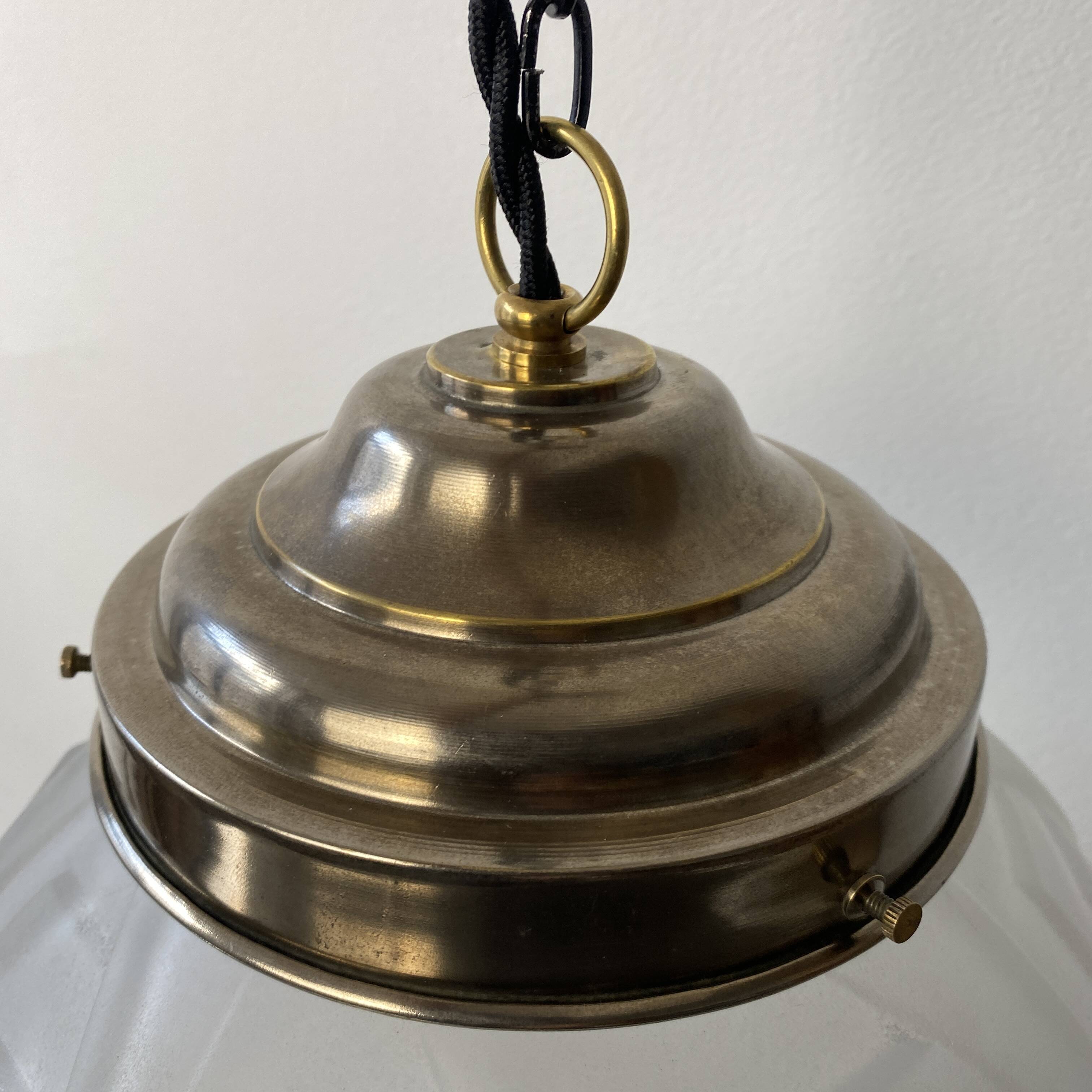 Vintage XL Art Deco pendant lamp