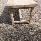 Old farmhouse table in solid oak