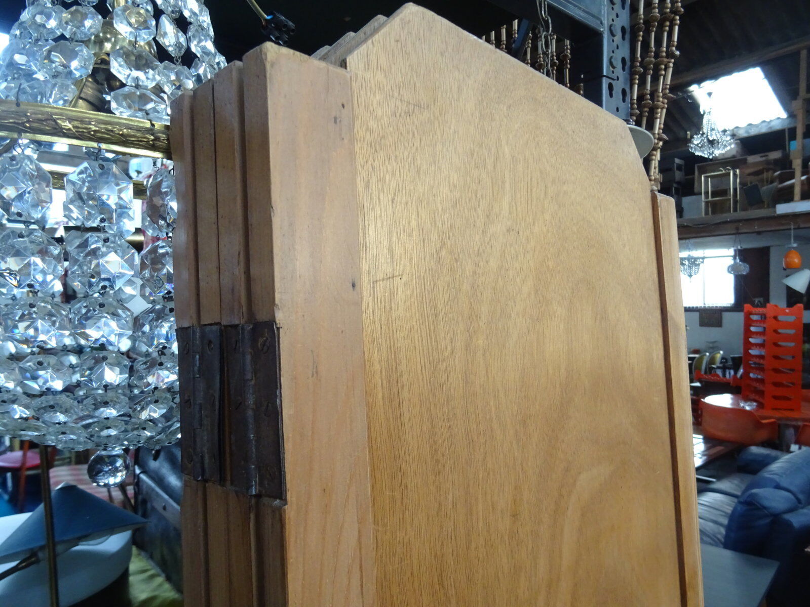 Wooden screen 4 leaves 50s