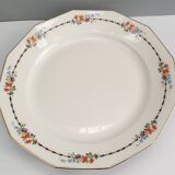 Round floor 29 cm in porcelain from Limoges Haviland