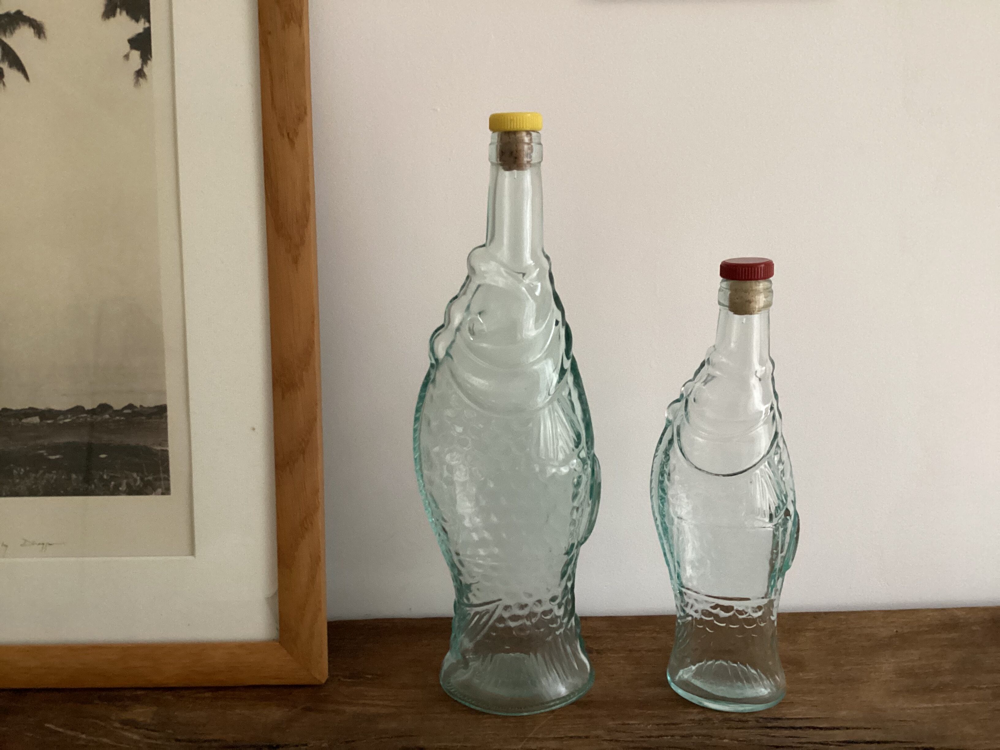 2 fish bottles