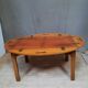 Table basse de bateau en acajou