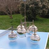 Space age design chandelier from the 70s