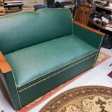 Vintage mustache club sofa year 50