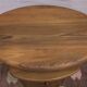 Solid teak oval coffee table with swivel top by Silkeborg, Denmark 1960s