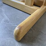 80s round beech table