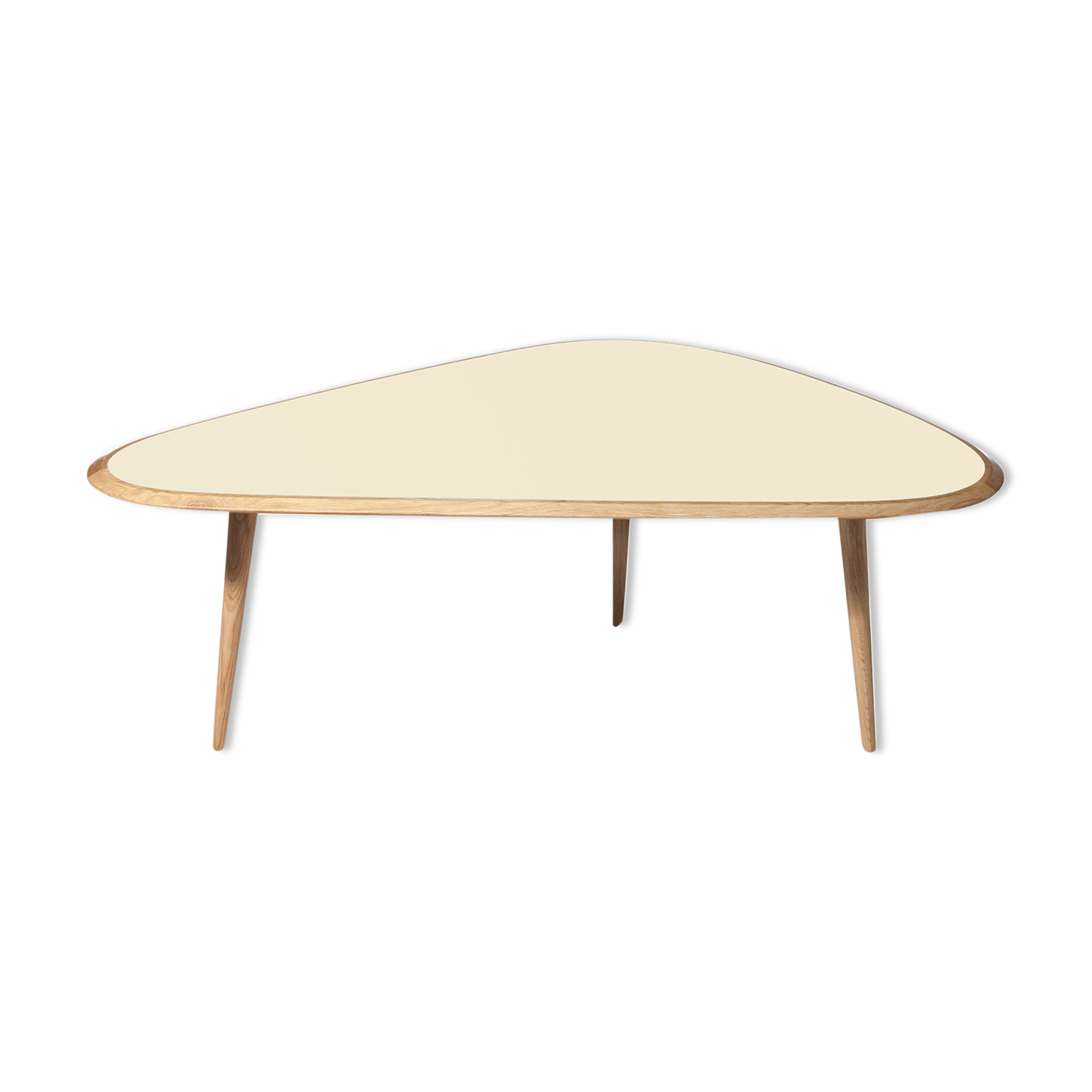 Coffee table 50' large ivory Red Edition
