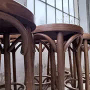 Set of 8 bistro-style bar stools Baumann.