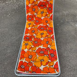 Orange vintage deckchair