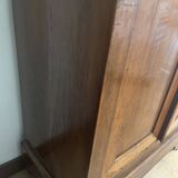 Armoire ancienne en merisier, style Louis Philippe, 2 portes