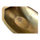 Decorative brass bowl with wooden handle, 1970s, Turin, Italy.