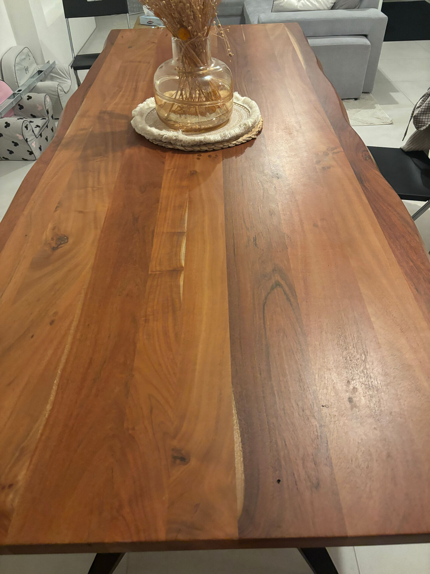 1 acacia wood table