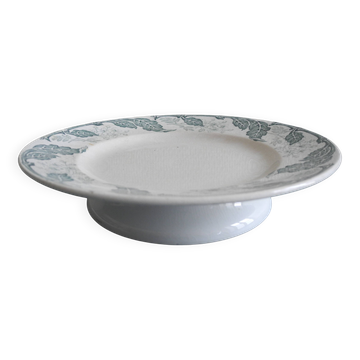 old French dish plate presentation St Amand Hamage old French dish plate