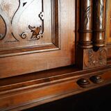 Armoire éclectique en chêne, design allemand, entre-deux-guerres, production : Allemagne
