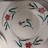 “Terre de Fer” soup plates and fruit bowl set