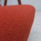 1970s, Danish highback armchair, furniture wool, teak wood, oak wood.