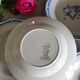 6 assiettes creuses anciennes modèle "Canebière" de la manufacture française de Sarreguemines et Di