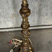 Vintage Boroque Style Brass Floor Lamp