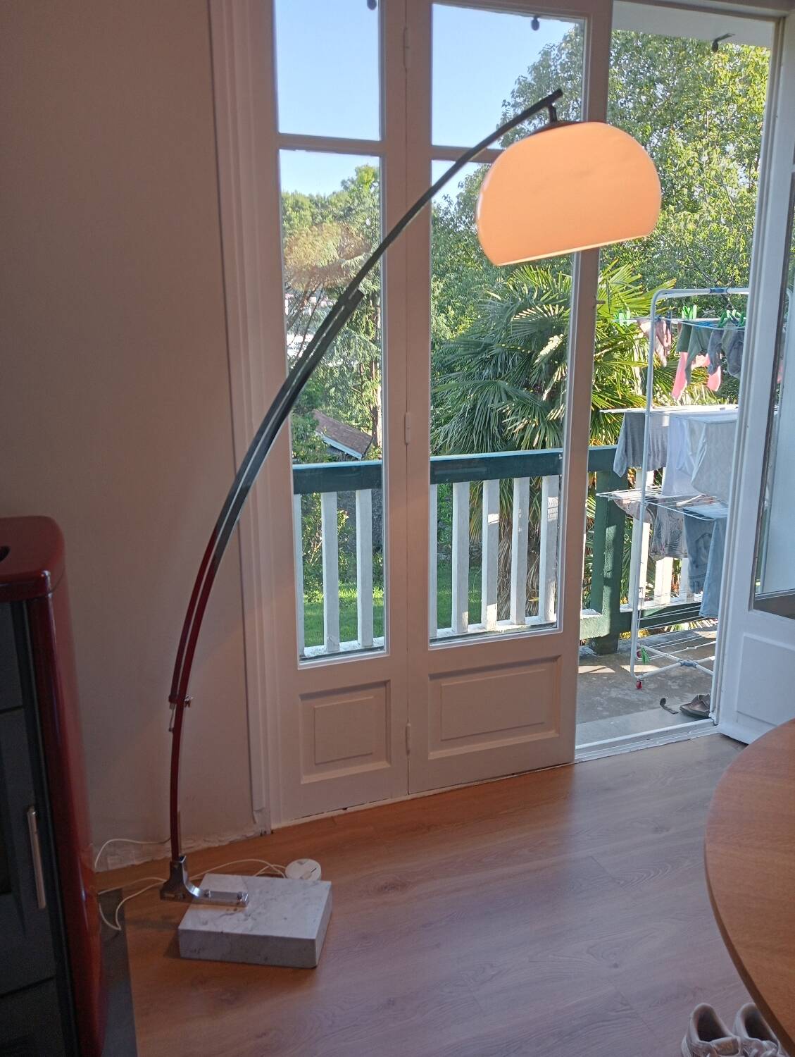 Reggiani 70s arc floor lamp