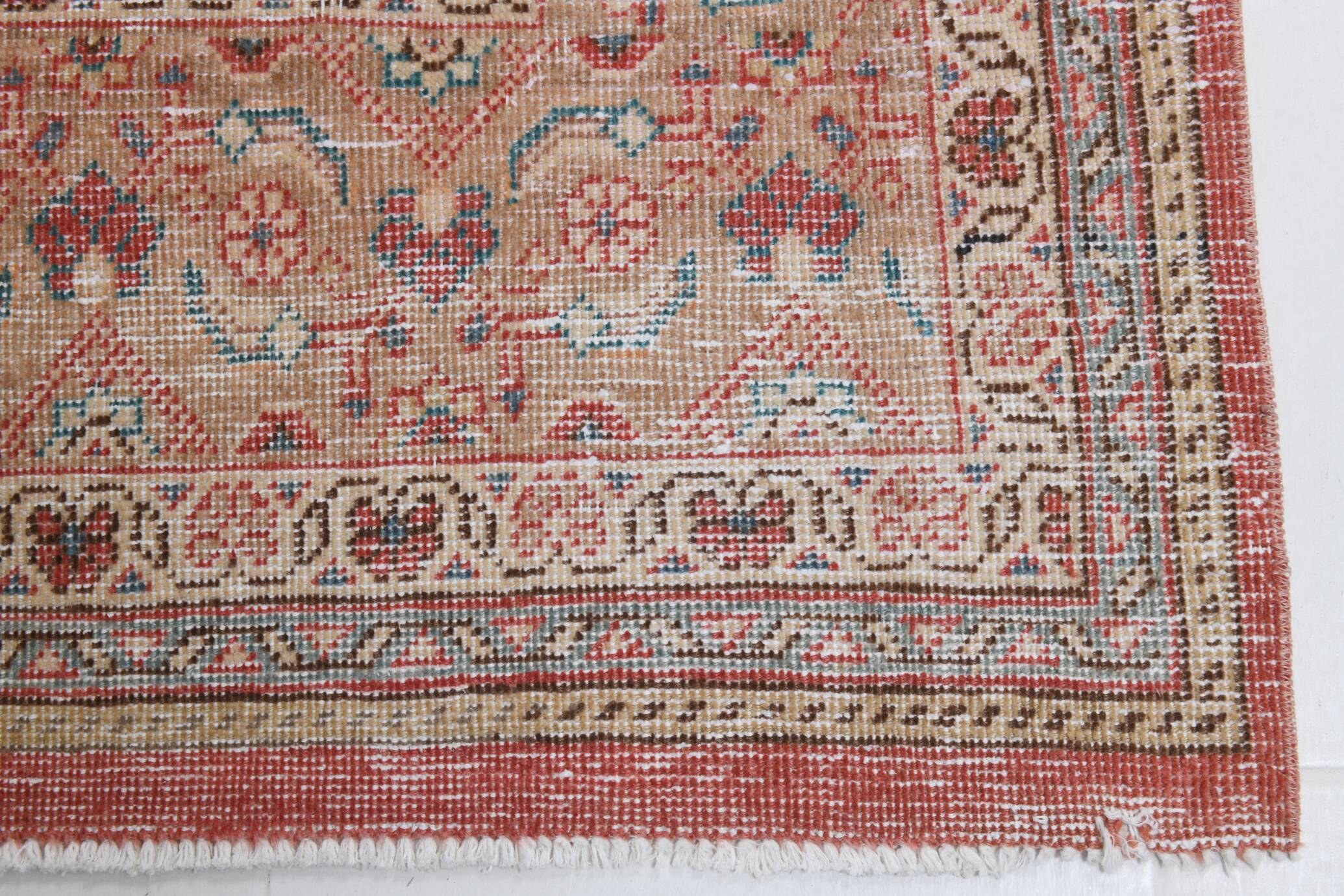 9x12 Red & Green Classic Pattern Persian Rug, 274x378Cm