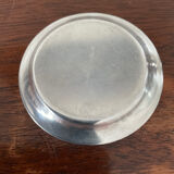 Gobelet et soucoupe métal argenté