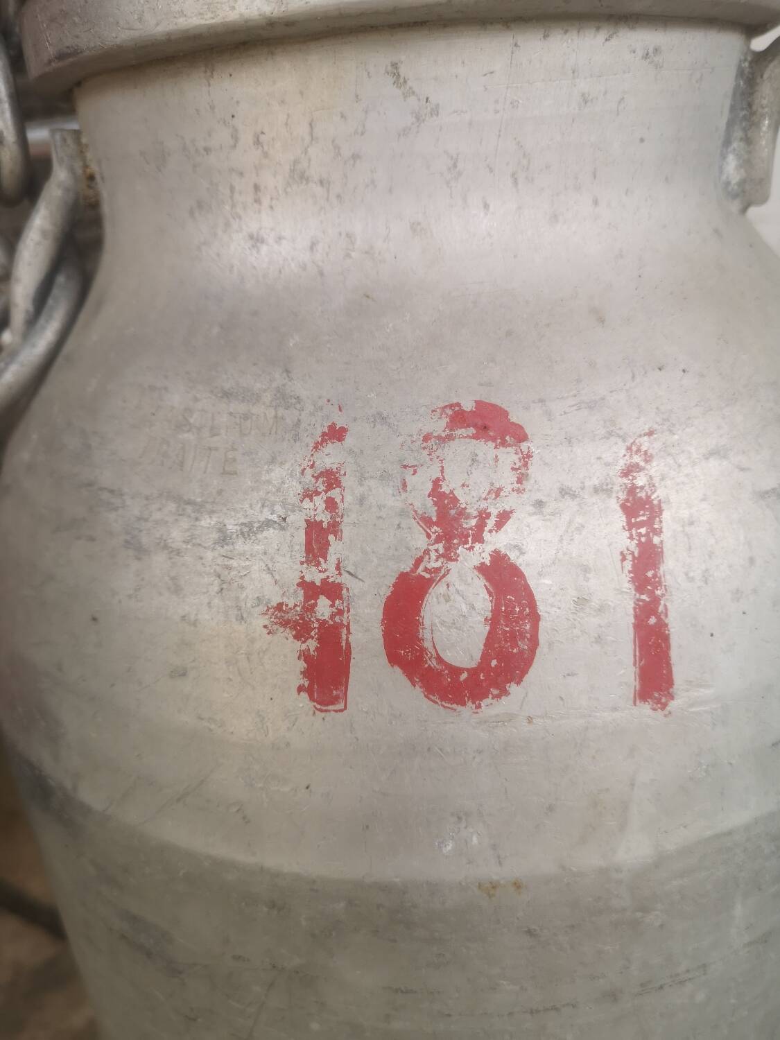 Old milk jug