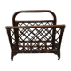 Bamboo and rattan magazine rack 60