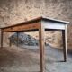 Antique French farmhouse dining table 225 cm – oak and poplar – rustic country table from around 1900