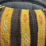 Housse de coussin lombaire en laine