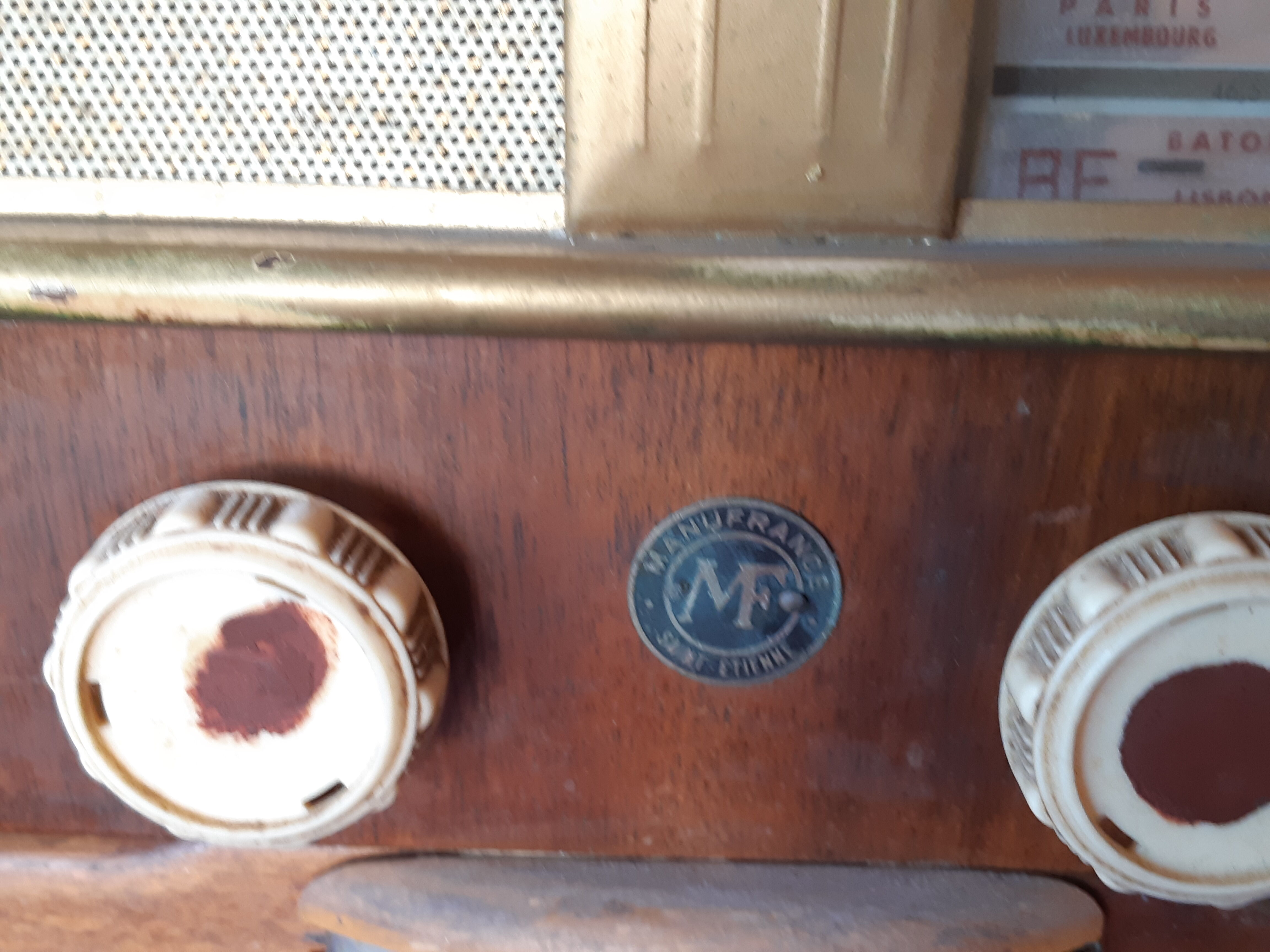 Vintage radio wood manufrance saint Étienne