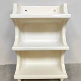 Vintage space age thermoformed plastic wall shelves 1970s