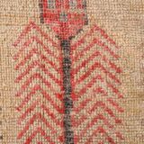 Pale Red & Peach Vintage Runner Rug, 80x301Cm