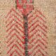 Pale Red & Peach Vintage Runner Rug, 80x301Cm