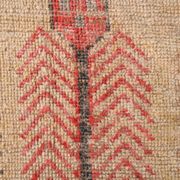 Pale Red & Peach Vintage Runner Rug, 80x301Cm