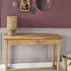 Vintage solid wood console table | Flore