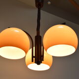 Mid-century adjustable chandelier ,1970's
