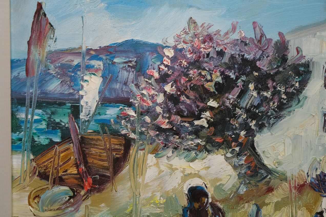 Eric Lo Ohlqvist (Eric Loo), Swedish Modern Painting, Oil on Canvas, 1960s