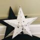 Authentic Amish star USA white 30 cm