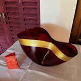 Sublime cup signed salviati murano, vintage model "pizzicati" 36 cm