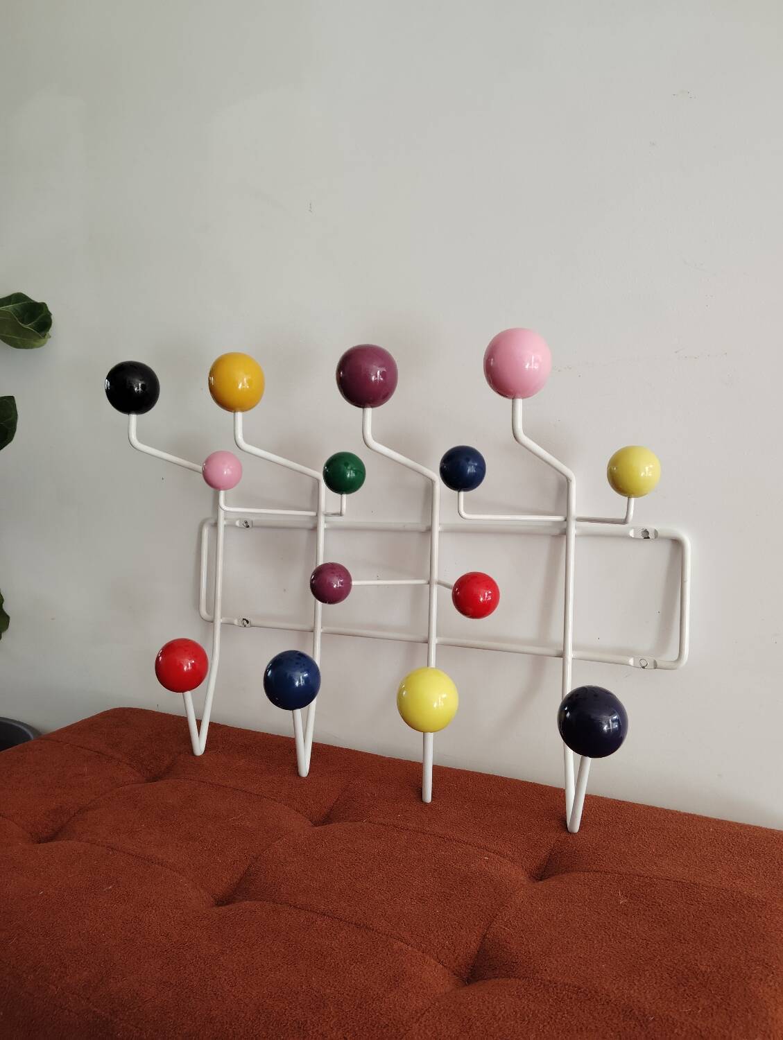 “Hang it all” coat racks by Charles and Ray Eames